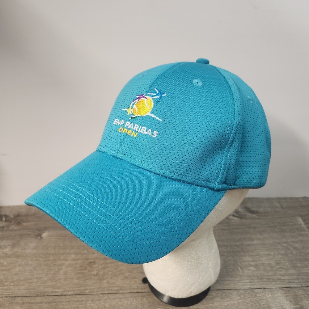BNP Paribas Open Tennis Tournament Strapback Adjustable Teal Mid‎ Fit Ahead Cap